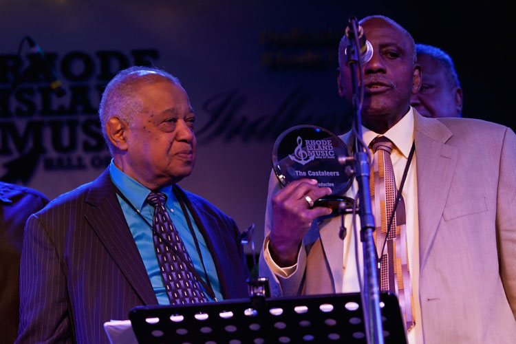 Pioneering R&B vocal group The Castaleers were represented by founding members George Smith & Dell Padgett